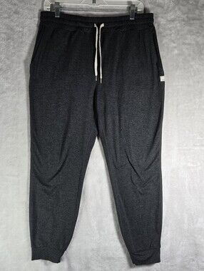 Vuori Performance Jogger Heather Gray Womens Size L Large VW303 Dream Knit 26”
